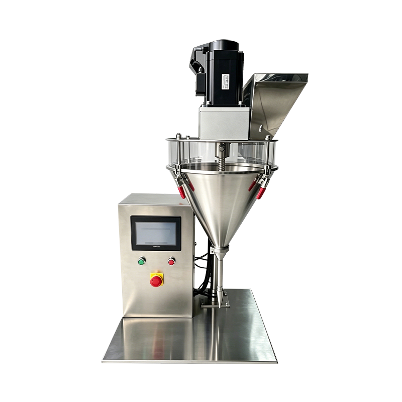 Máy chiết rót bột bán tự động cho bột mỹ phẩm