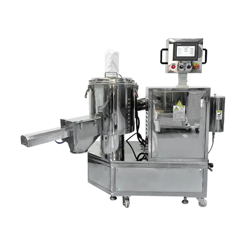 Máy trộn bột cắt cao 50L với hệ thống phun dầu cho mỹ phẩm