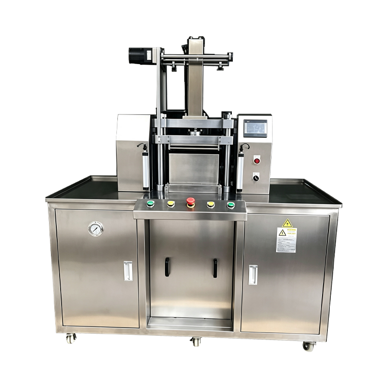 Máy ép bột mỹ phẩm tự động ép xuống với chế độ nạp tự động